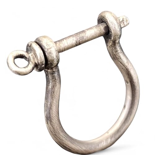 LeoLars-PABE Schekel Design Ring oder Anhänger aus 925er Silber, Gr: 55 (17,7), bewegliche Teile, Maritim, Segeln, Handwerk, Unikat, Handarbeit, Unisex