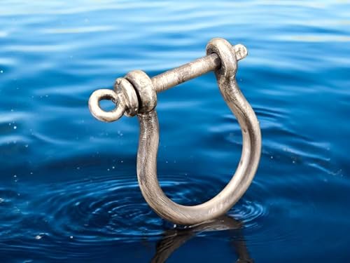 LeoLars-PABE Schekel Design Ring oder Anhänger aus 925er Silber, Gr: 55 (17,7), bewegliche Teile, Maritim, Segeln, Handwerk, Unikat, Handarbeit, Unisex