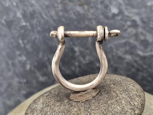 LeoLars-PABE Schekel Design Ring oder Anhänger aus 925er Silber, Gr: 55 (17,7), bewegliche Teile, Maritim, Segeln, Handwerk, Unikat, Handarbeit, Unisex
