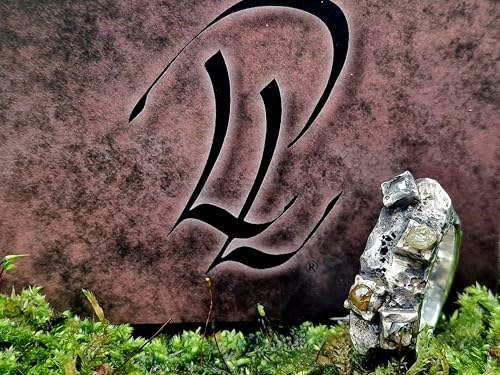 LeoLars-PABE Rohdiamant Design Sandguss Ring aus 925er Silber, Sandguss Oberflächenstruktur teilgeschwärzt, vier verschieden farbige Rohdiamant Würfel, Unikat, Handarbeit, Ringgröße 59 (18,7)