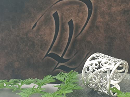 LeoLars-PABE Filigree Ring aus 925er Silber, Gr. 50-51, verspielt, leicht, traditionell doch modern, Unikat, Handarbeit