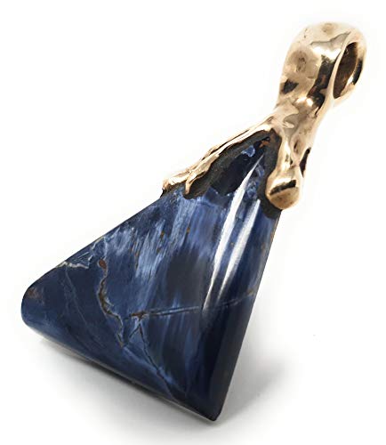 LeoLars-PABE Pietersit Anhänger aus 333er Gold, aus Namibia, Unikat, Handarbeit