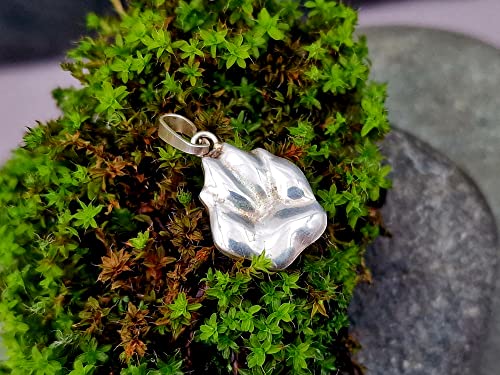 Pfötchen Anhänger Lola aus 925er Silber, Pfote, Hund, Hündchen, Unikat, Handarbeit