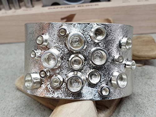 Armspange aus 925er Silber, Octopus, Designer Schmuck, Handarbeit, Unikat