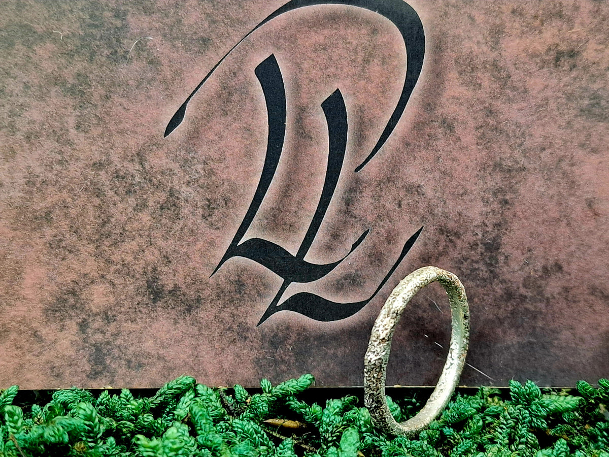 925er Silber Ring im Sandguss Design, typische Oberflächenstruktur, Gr.56(18), Nr. 164,Stapelring, Vorsteckring, Unikat, Handarbeit