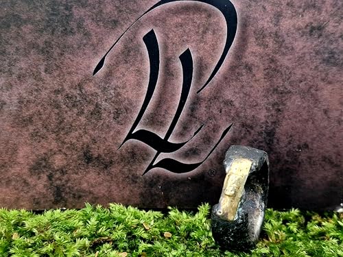 LeoLars-PABE 925er Silber Design Ring mit 585er Gelbgold Pflaster, Gr.54 (17,2), Bicolor, natürlich, rauh, geschwärzt, Unikat, Handarbeit